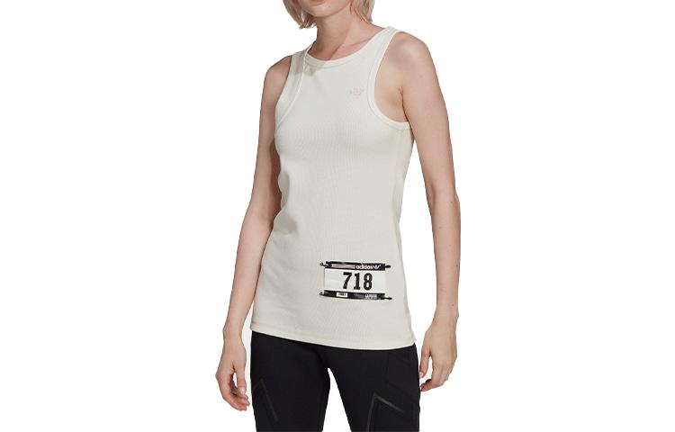 Adidas Originals Blue Tank Tops Women s White HE1475 30
