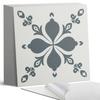 Vinyl Wall Tile Decoration for Office Ornamental Pattern with Leaves 20x20x20 cm