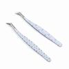 High Precision False Eyelash Tweezers Metal Lashes Extension Tweezer  Miniature Scene Stickers