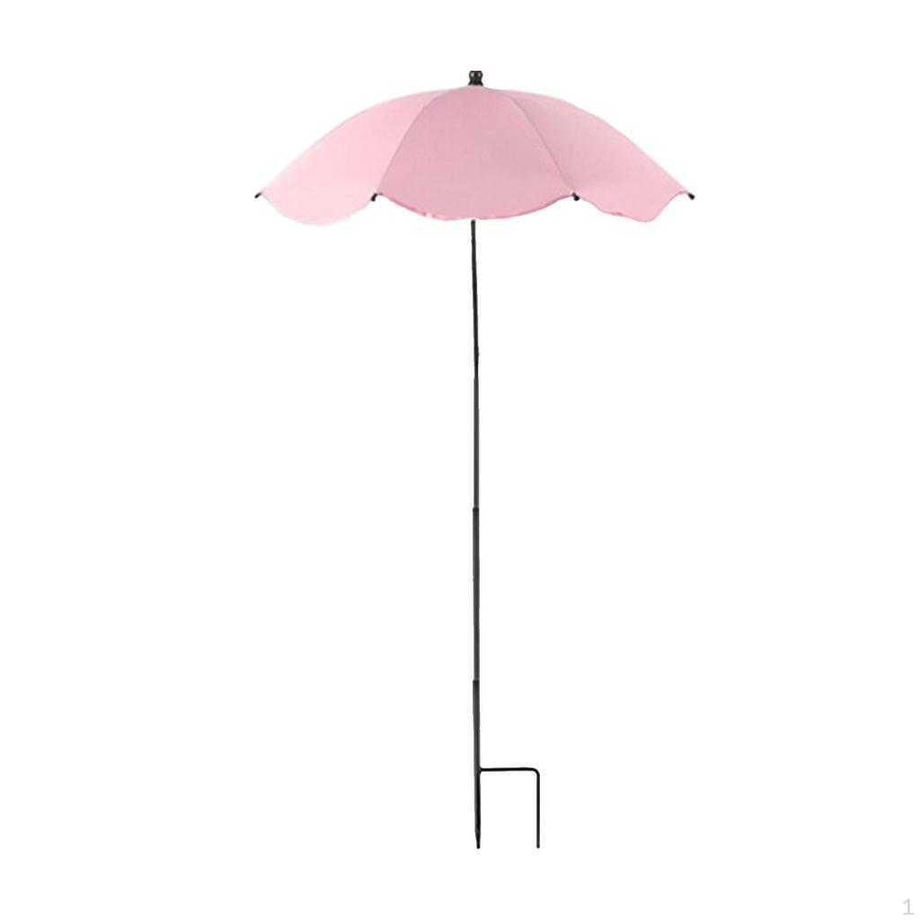 Garden Parasol for Plant Coverage with Shade Cloth