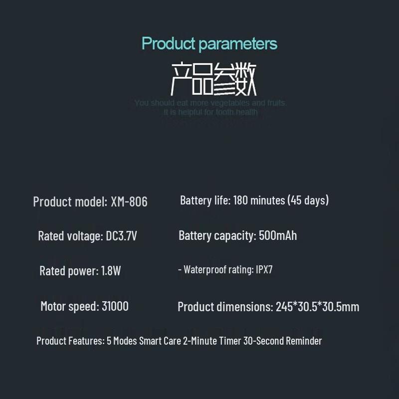 Hyundai Sonic Electric Toothbrush with 5 Modes