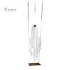 Hanging Ghost Decor Swinging Halloween Decoration, LED Light Up Large Spooky Weighted Fabric with Remote Control for Outside Garden Yard Porch