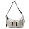 New trendy fashion women's shoulder bag large capacity messenger bag tooling style casual cloth bag