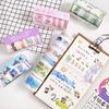 Beautiful Flower Anime Washi Tape Set 9cm Diy Decoration Scrapbooking Planner Masking Adhesive Tape Label Sticker Stationery
