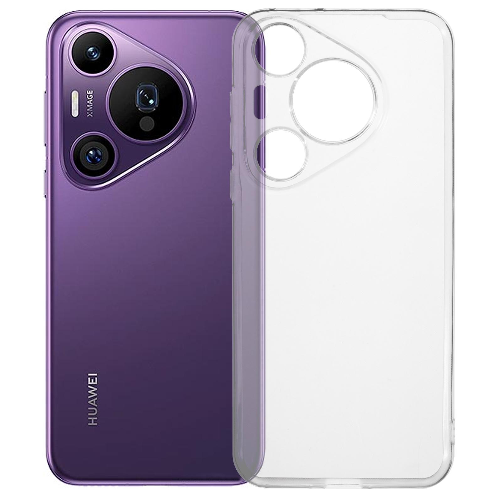 

For Huawei Pura 70 Pro/Pura 70 Pro+ Clear Case Watermark-Free TPU Glossy Phone Cover A
