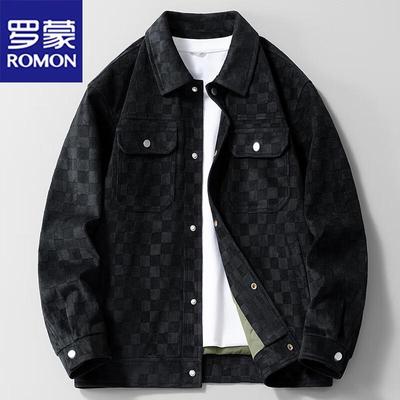 Men's Checkered Business Casual Jacket