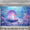 2D Planar Sunlight Beam Background Fabric, Multi-functional Wall Decoration Item, Suitable for Home, Office and Outdoor Use