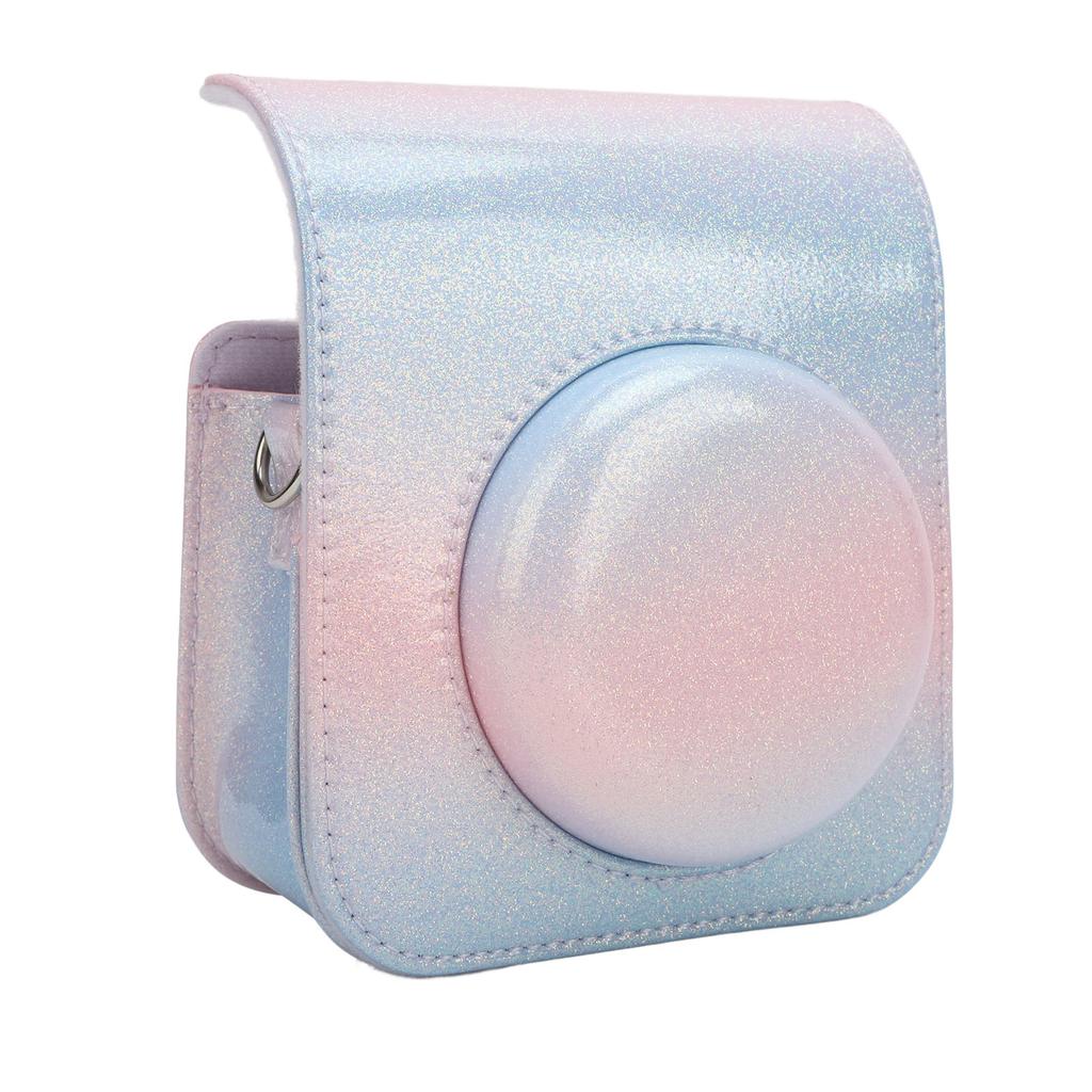 Camera Case Rainproof Scratch Proof PU Leather Camera Protective Bag with Shoulder Strap for 12