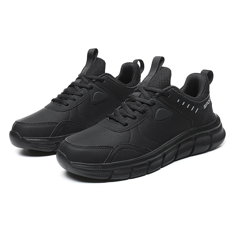 Men Thick Bottom Sneakers Platform Casual High Top Running Shoes Breathable Sock Sport Shoes Fashion Walking Black Footwear Big