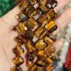 12mm Natural Agate Tiger Eye Four-Leaf Clover Faceted Beads for DIY Jewelry Making