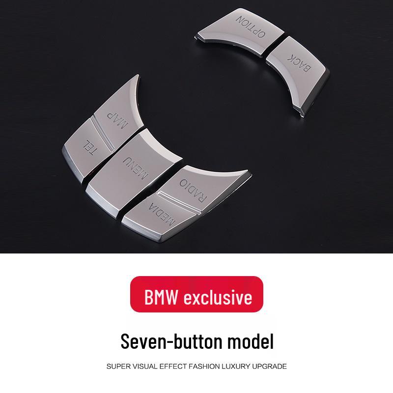 Compatible BMW Crystal Multimedia Knob for 1, 2, 3, 5 Series, X1, X3, X5, X6 | Decorative Modification Cover