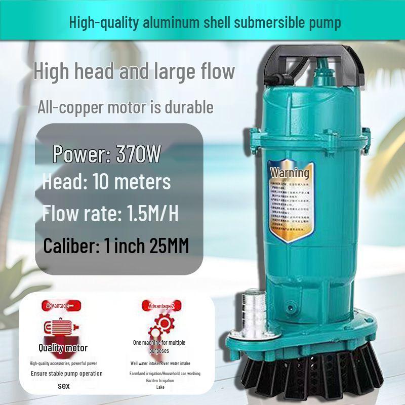 

220V Large-Diameter Submersible Pump for Household and Agricultural Irrigation