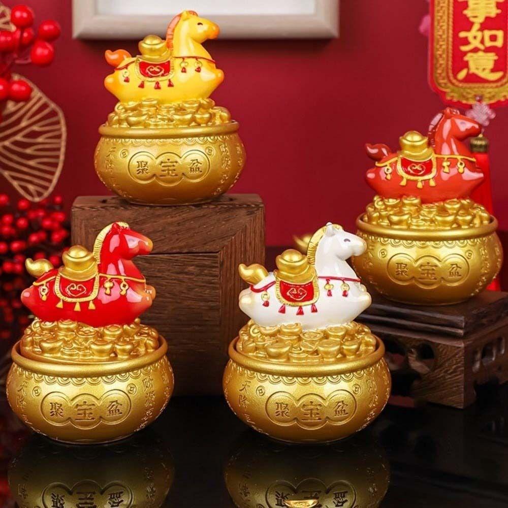 Chinese Style Zodiac Horse Figurines Table Decoration Horse Figures Ornament  Table Desk