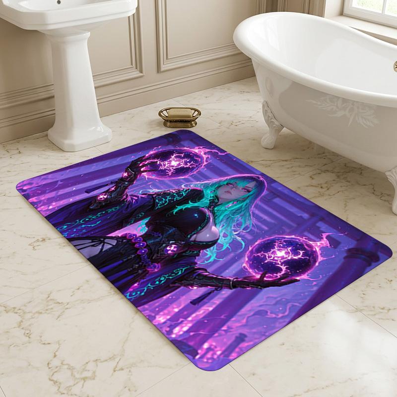 Electric Sorcery Living Room Nonslip Area Rug Soft Carpet For Bedroom Game Playroom Sofa Office Home Decor Doormat Christmas Gift C9291072