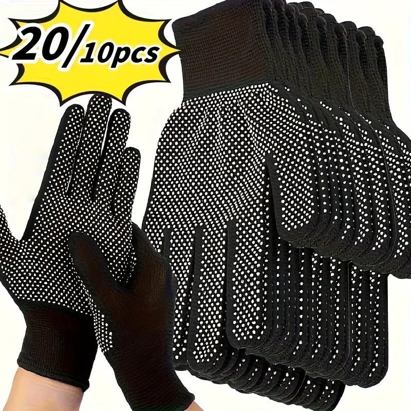 Nylon Dotted Gloves - Suitable for Outdoor Cycling, Camping, Fishing - Lightweight and Wear-Resistant, Available In A Variety of Colors
