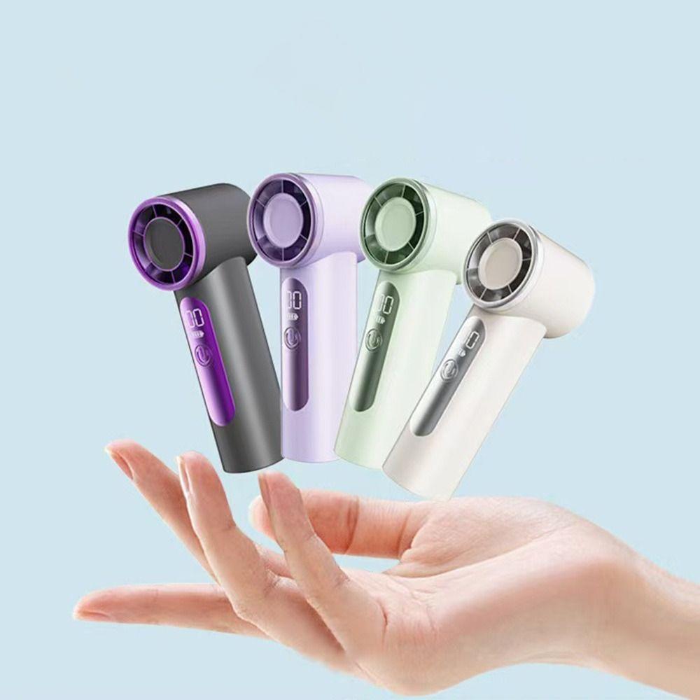100 Speed Levels Mini Handheld Fan High Speed Turbo Desk Fan New Turbo Fan  Outdoor
