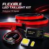 90cm 100cm Universal Car High Mount Brake Light Strip Red LED  Warning Signal Light Auto Safety Styling Accessories