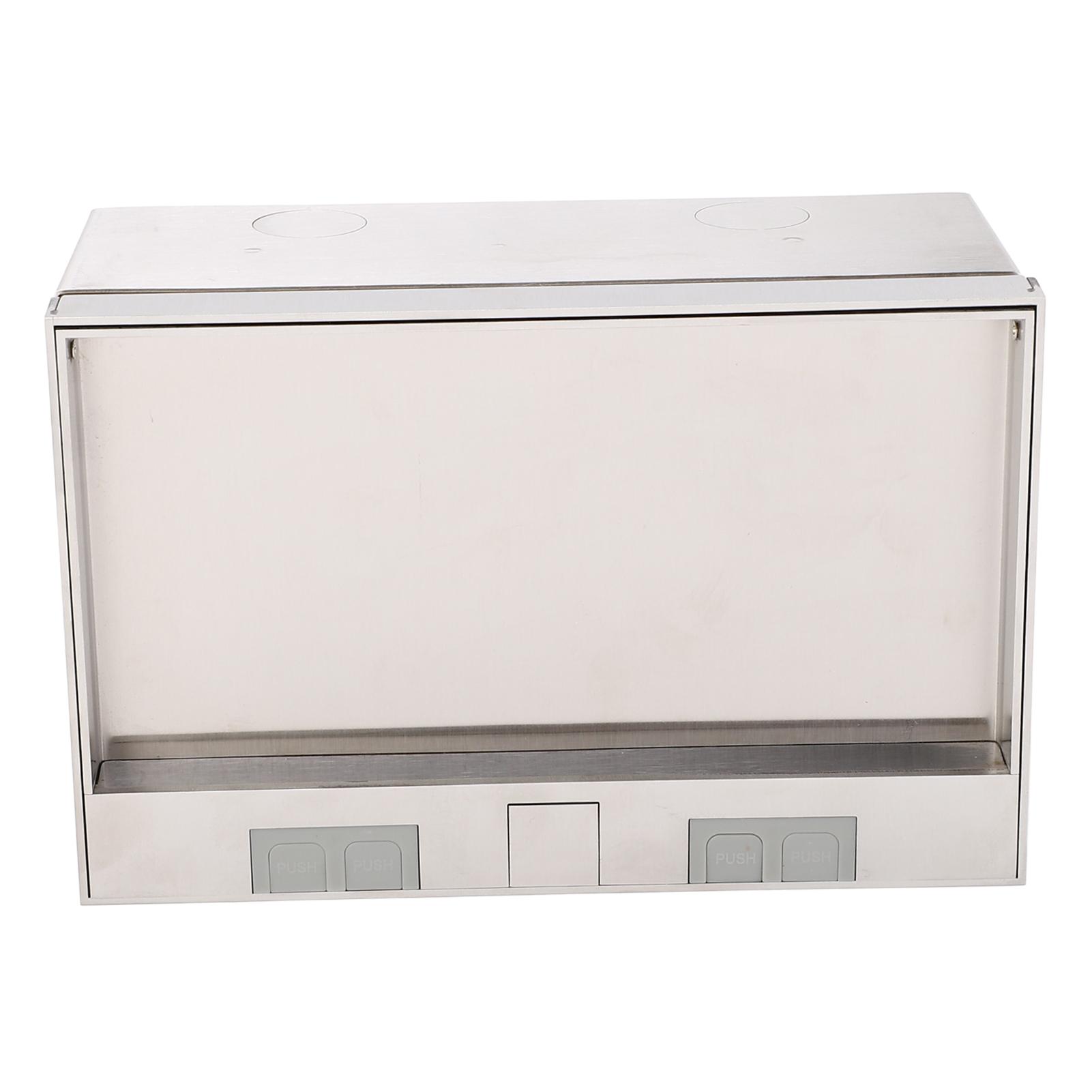 

Recessed Floor Socket 4000W 3 Outlets Embedded Floor Receptacle Box for Office Hotel School