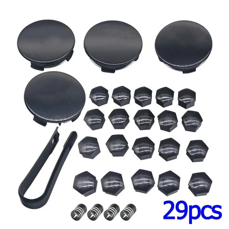 4/25/29pcs 56mm Car Wheel Center Hub Decorative Caps for Tesla Model 3 Y X S Badge Wheel Lug Nut Protective Cover