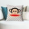 Monkey Cartoon P-Paul F-Frank Throw Pillow Case Decoration Bed Custom Square Pillowcase Pad Cover