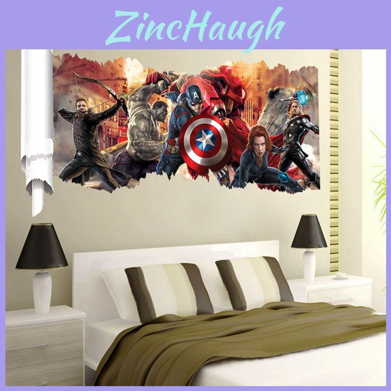 Versatile And Timeless Design Avengers 3d Wall Stickers For Kids Nursery Decor