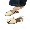 Fashion Summer Women's Roman Sandals Breathable Flat Comfortable Sandals 2025 New Fashion Woven Hollow Retro Sandals Sandalias De Mujer