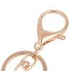 New Arrival Gold-color for Woman Ladies Crystal Snowflake Keychain Jewelry Key Ring Pendant