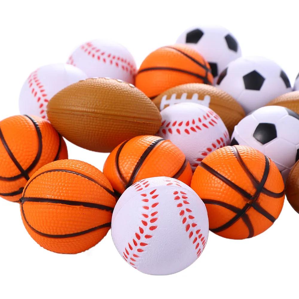 Hračky Hračky 16KS mini Houba měkké tělo Mačkací míček Hračka na odbourání stresu Fotbal Basketbal Baseball ragby Antistres Děti Děti Venkovní
