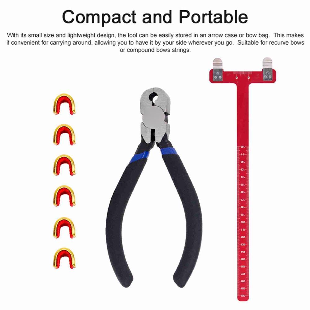 Turning Kit Archery Adjustment Tool T Shape Design Bow String Accessories  For Compound Bow