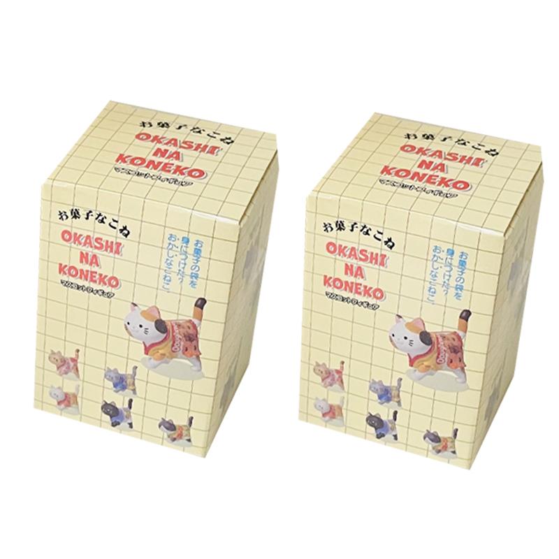 Mofusand Qualia Snack Cat Series Wearing Candy Food Packaging Cute Cat Desktop Ornament Toy Model Mystery Box Surprise Fun Gifts