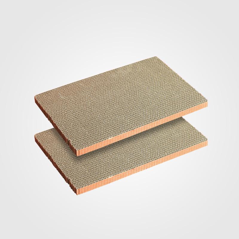 Katzenkratzbrett aus Holz Nest All-in-one Vertikal Doppel Stapelbar Wellpappe Kratzfest Abnehmbar Katzenspielzeug