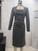 2025 Europäisches & Amerikanisches Elegantes Sexy Enganliegendes Herbst/Winter Einteiler Kleid