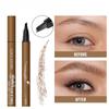 Liquid Brow Pencil Creates Wild Eyebrows with A Natural Long-lasting Quick-drying Waterproof Perspiration Fine Comb