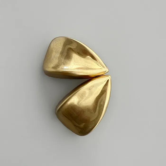 Golden Petal Single Earring