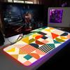 Bauhaus Geometric Mouse Pad RGB Backlit Mouse Pad Laptop Mouse Pad Laptop Gamer Computer Desk Gaming Accessories