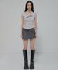 Peulleeoeob Paneled Half Shirts (Fl-123_Gray)