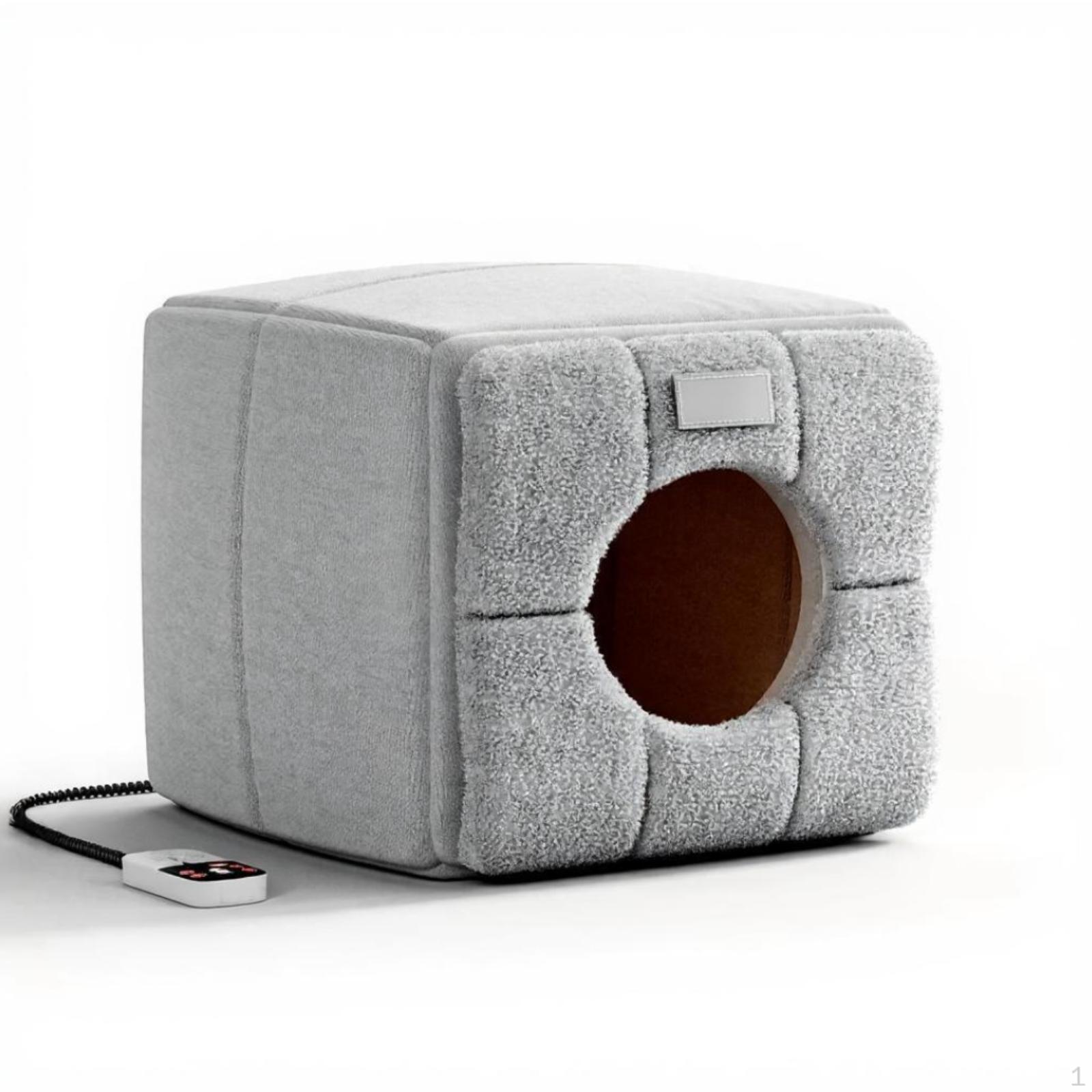 Heated Cat Bed, Portable, Indoor, Winter