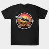 Men Black Print T-shirt Call Kenny Loggins Danger Zone No-Cut Transfer Paper Print Cotton Tshirt