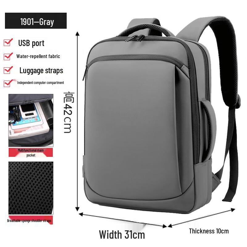 Lishen Multi-functional Oxford Laptop Backpack
