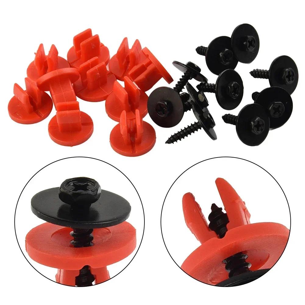

20Pcs/Set Engine Undertray Cover Clips Screws Metal Fender Screws Round Head Nail Holder Light Buckle For Ford Focus For C-Max China Mainland