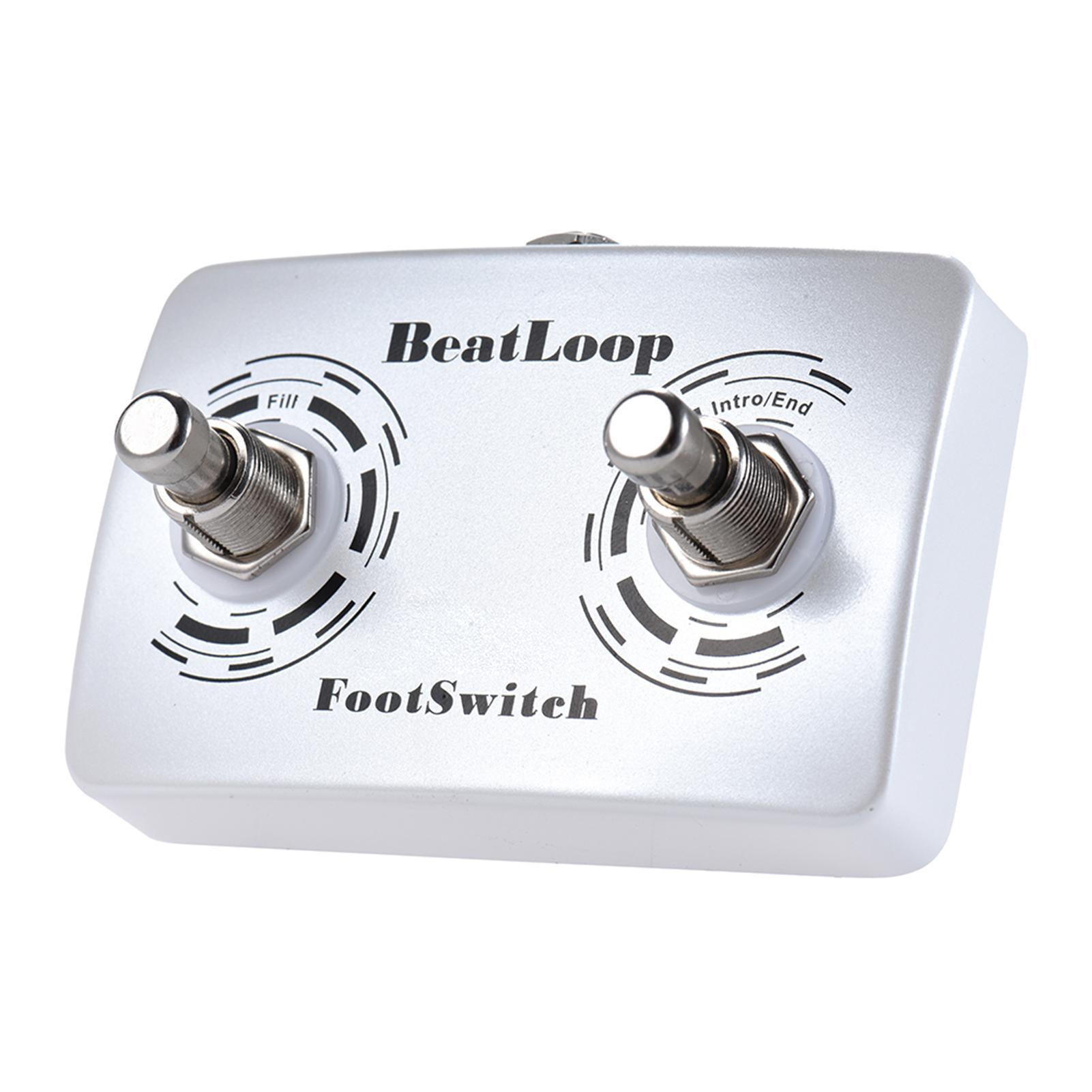 

Педаль Rowin BeatLoop с двойным ножным переключателем для педали эффектов записи Rowin BEAT LOOP с кабелем 6,35 мм