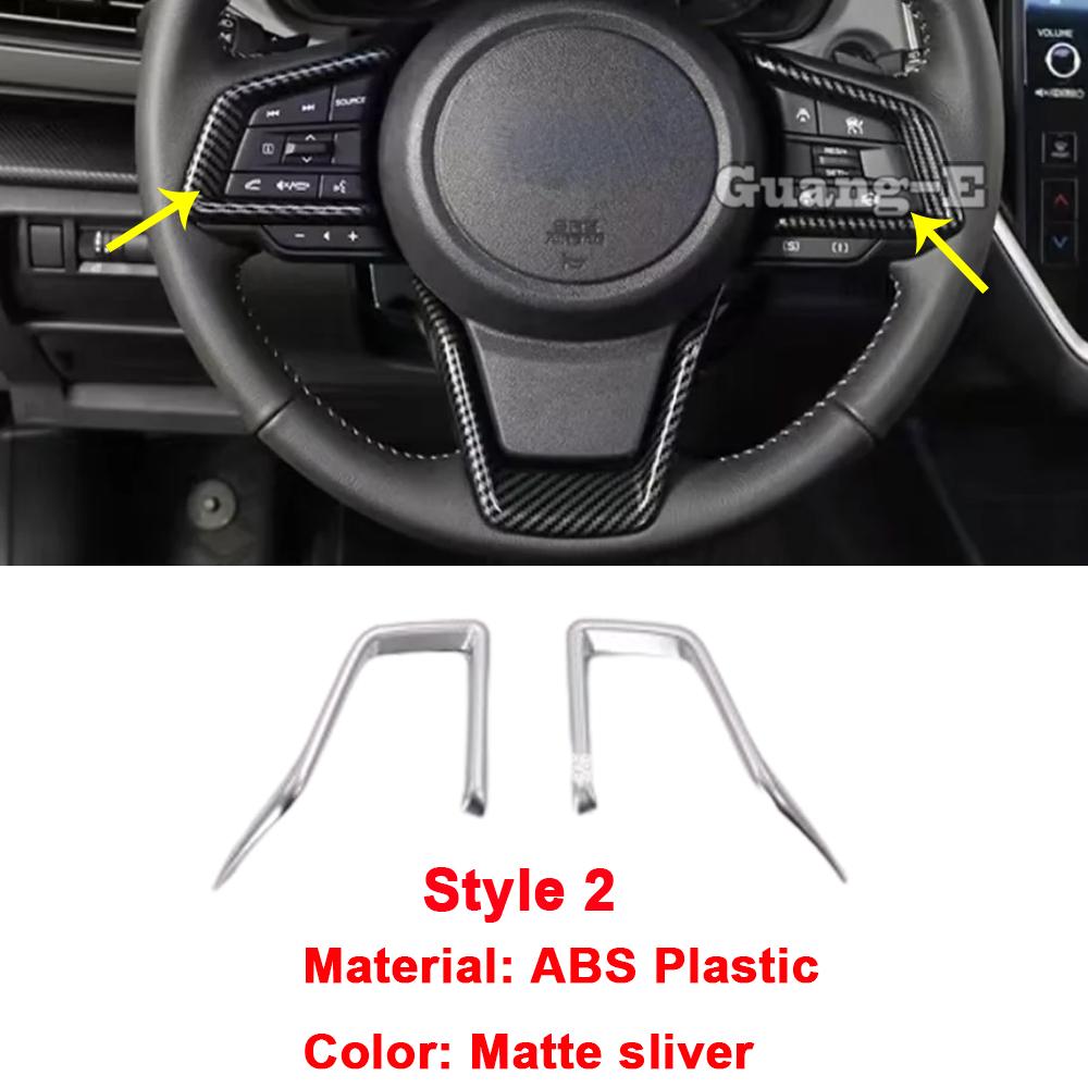 For Subaru Crosstrek XV 2024 2025 ABS Door Handle Water Cup Holder Front Armrest Side Air Vent Outlet Cover Accessory