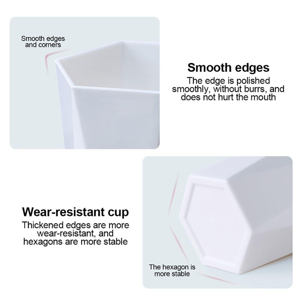Kitchen Bathroom Supplies Drinking Toothbrush Holder Bathroom Tumblers Washing Cup Organizer Cup