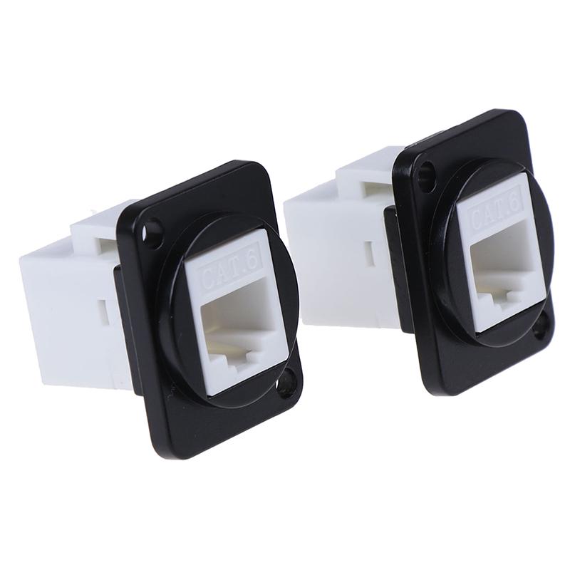 Rj45 võrgupistiku metallpaneeli pesa D-tüüpi tsingisulamist kinnitus Cat6