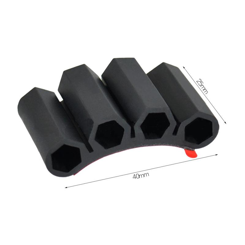 Magnetic Bit Holder 3 Holes Screwdriver Bit Holder Drill Bit Stand Storage Case with 3M Adhesive Tape Power Tools Accessories