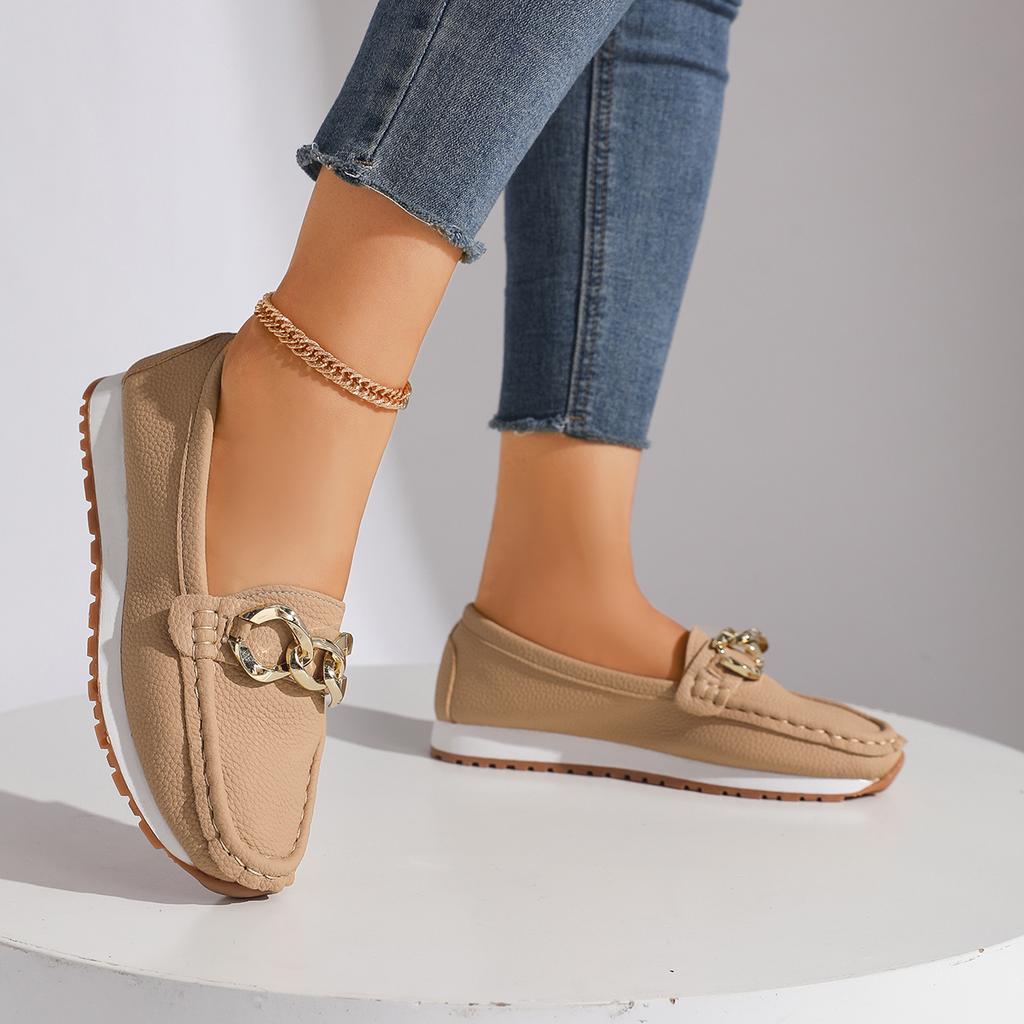 Fashion Women Sneakers Casual Slip On Mary Jane Shoes Women Spring Autumn New Fashion Sneakers Round Toe Solid Soft Sole Flat Loafers