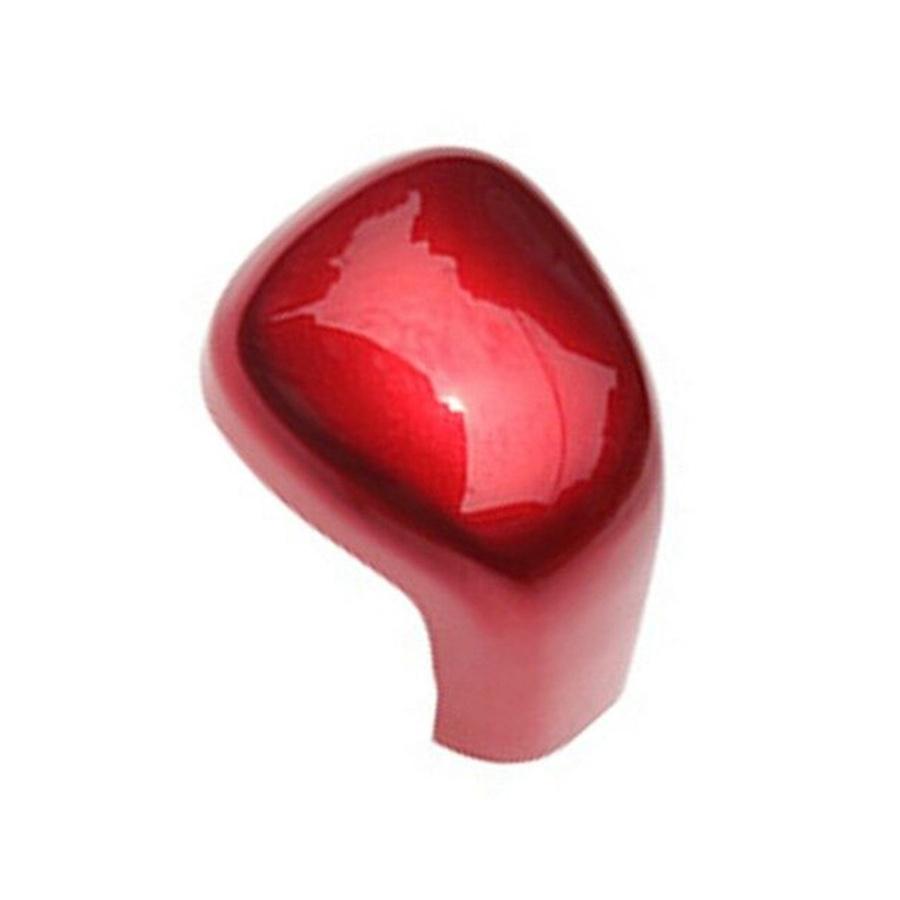 Gloss Red ABS Car Interior Gear Shift Knob Cover Trim For Toyota Camry 2018-2021