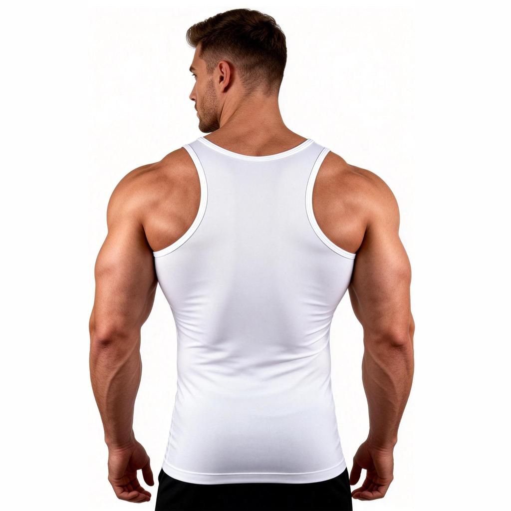 Herren Lauftanktop Fitness Atmungsaktiv Workout Hohe Elastizität Weste Sport Fitnessstudio Kleidung