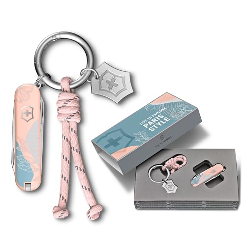 Victorinox Live To Explore Classic SD Paris Style: A Compact Folding Knife and Multi-tool with 7 Functions, Perfect for Everyday Use. Ideal for