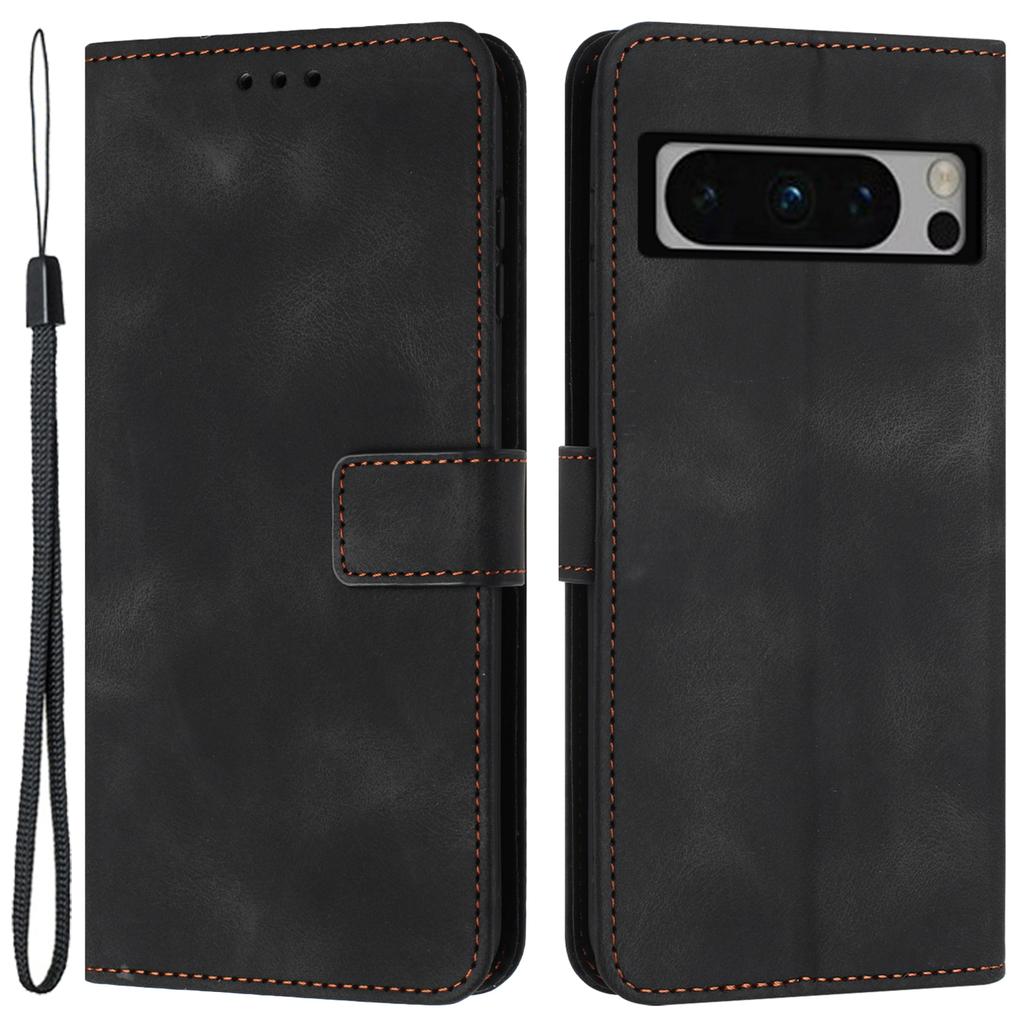 For Google Pixel 9 Pro XL Case Soft Skin-Touch Leather TPU Inner Shell Phone Cover